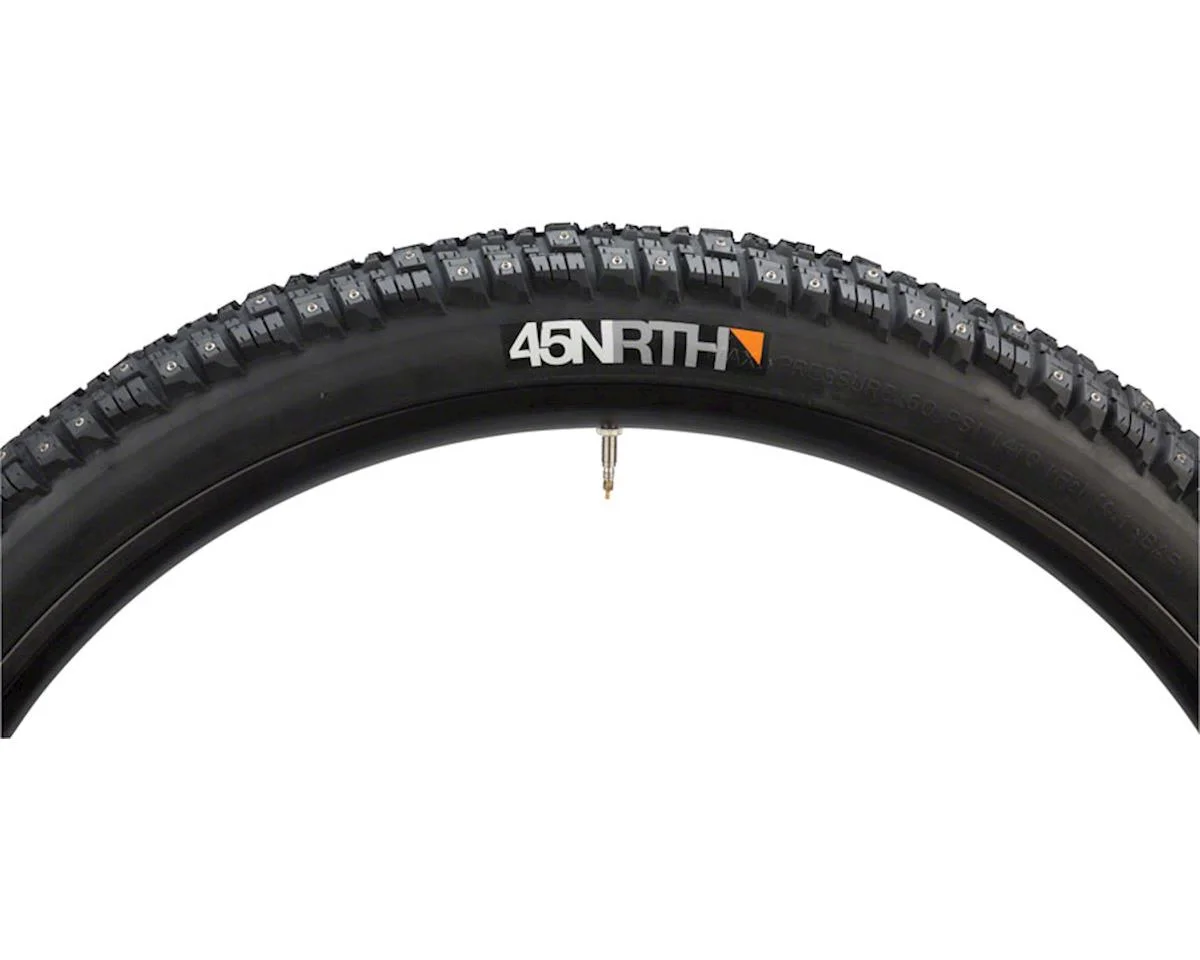 45NRTH Gravdal Studded Commuter Tire (Black/Reflective) (26") (2.0") (216 Studs) (Wire) (Winter Compound)